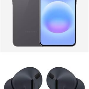 Samsung Galaxy A57 5G 128GB + Galaxy Buds3 FE – Factory Unlocked Android Smartphone, AMOLED Display, IP68, Awesome Gray