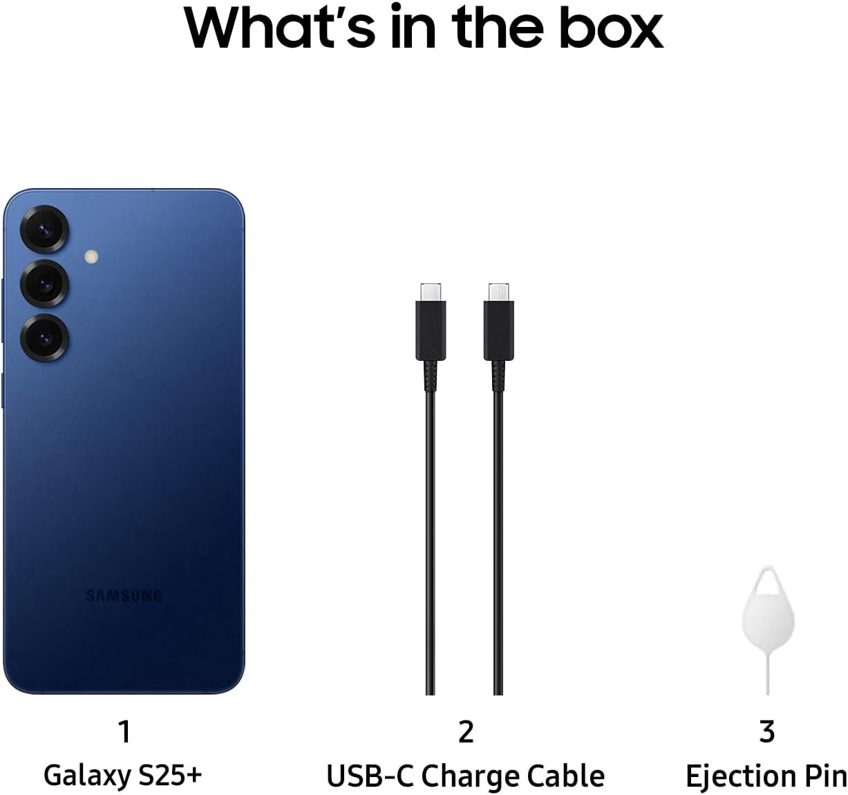 Samsung Galaxy S25+ 256GB 5G Unlocked Smartphone (2025) – AI Night Mode, Snapdragon 8 Elite, Navy, US Warranty - Image 3