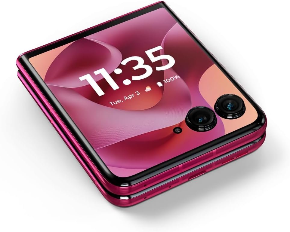 Motorola Razr+ 2025 | Unlocked | Made for US 12/256GB | 50MP Camera | Hot Pink - Image 3