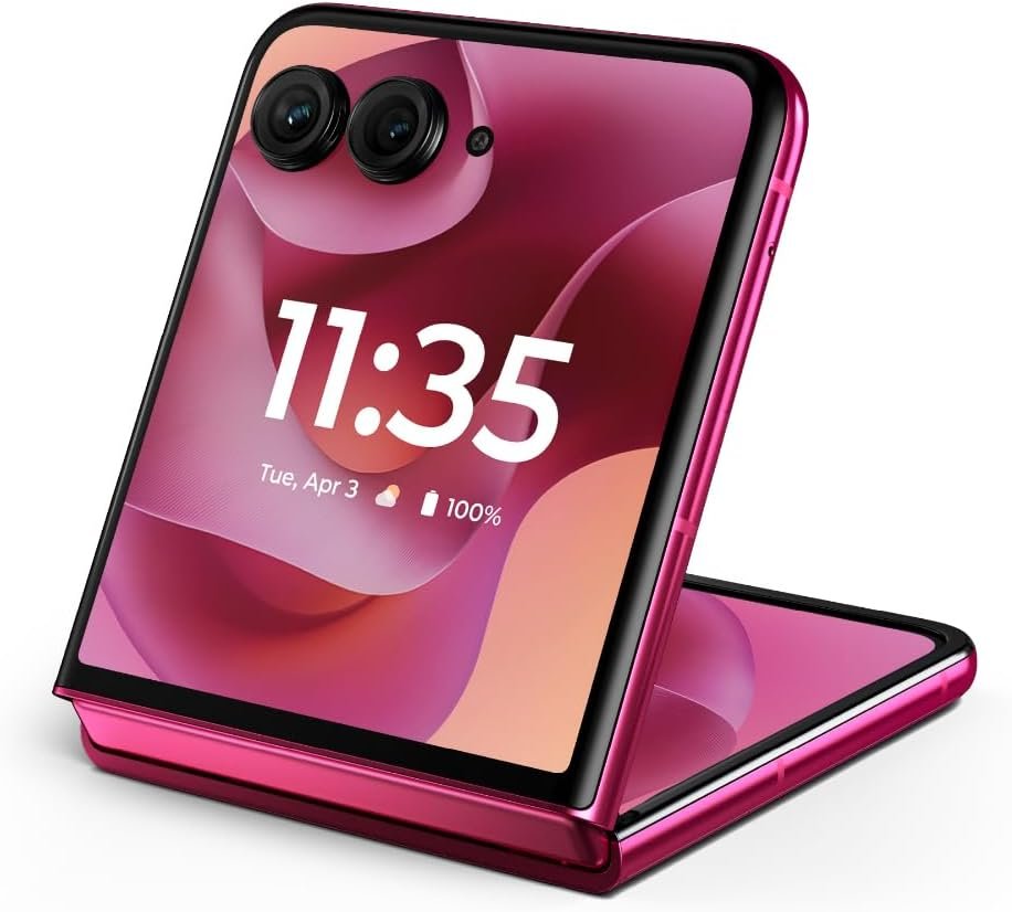 Motorola Razr+ 2025 | Unlocked | Made for US 12/256GB | 50MP Camera | Hot Pink - Image 2