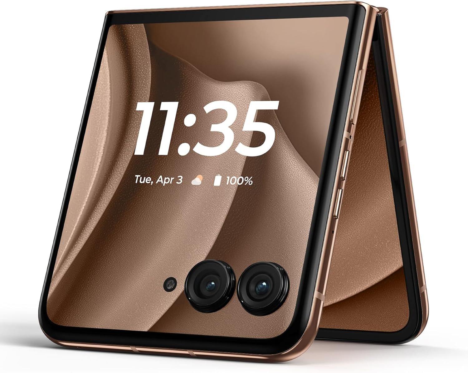 Motorola Razr+ 2025 | Unlocked | Made for US 12/256GB | 50MP Camera | Pantone Mocha Mousse - Image 5