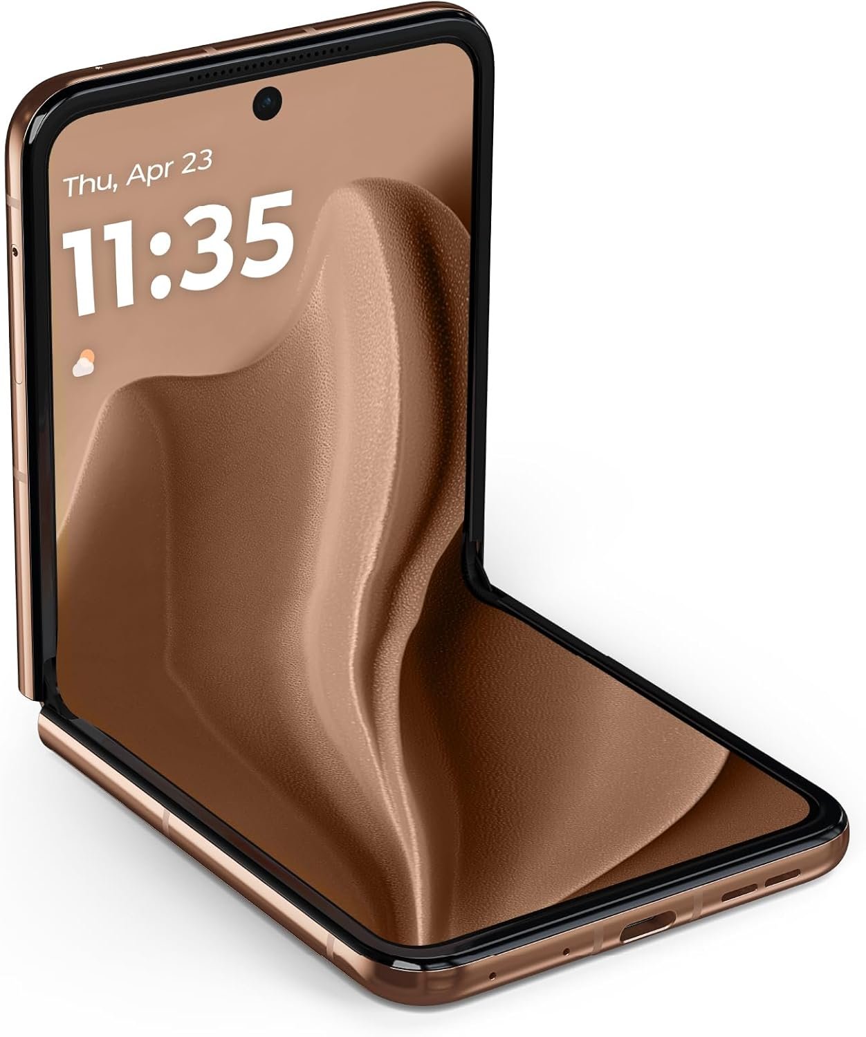 Motorola Razr+ 2025 | Unlocked | Made for US 12/256GB | 50MP Camera | Pantone Mocha Mousse - Image 4