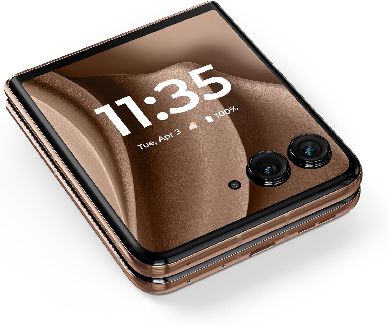 Motorola Razr+ 2025 | Unlocked | Made for US 12/256GB | 50MP Camera | Pantone Mocha Mousse - Image 3