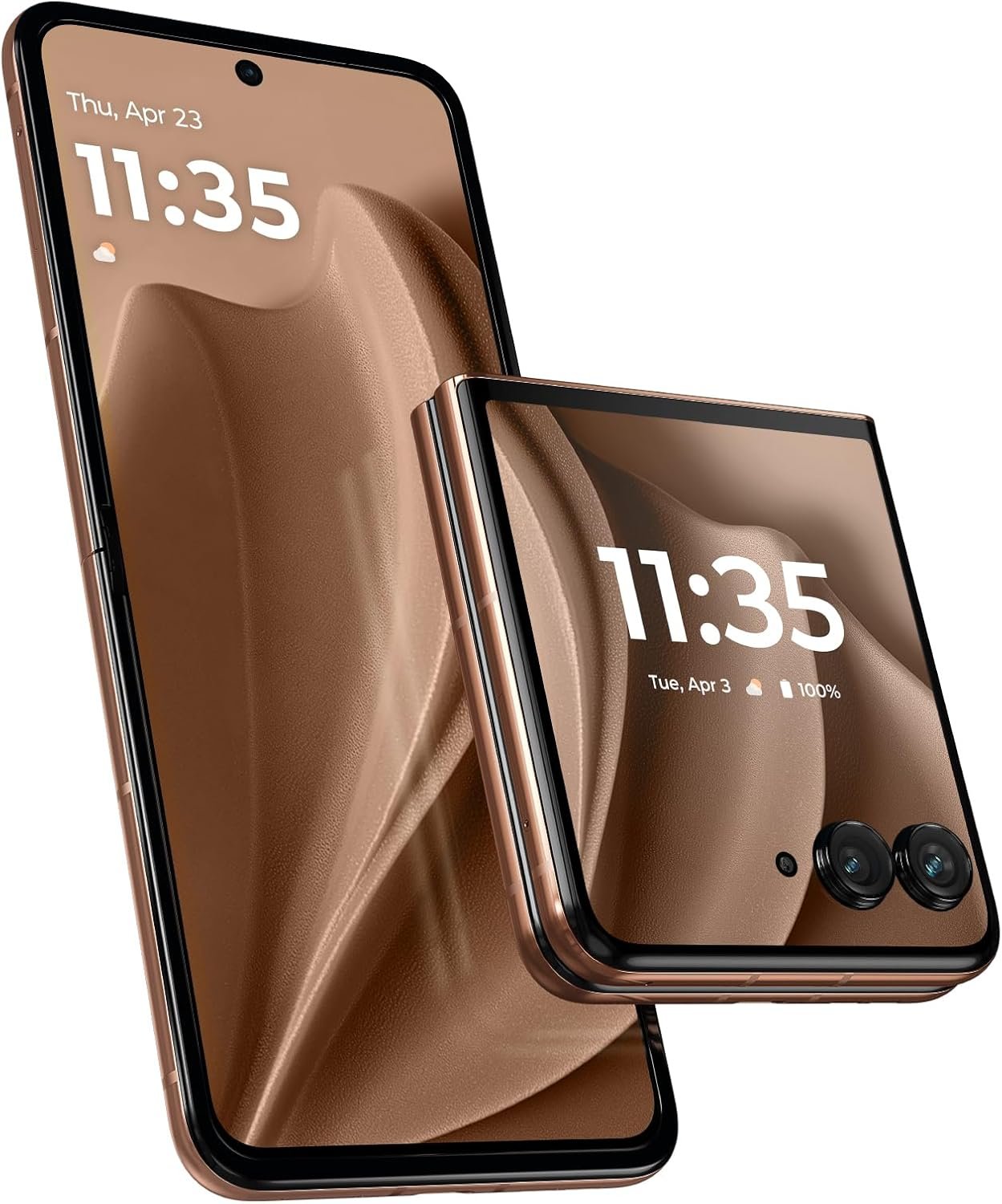 Motorola Razr+ 2025 | Unlocked | Made for US 12/256GB | 50MP Camera | Pantone Mocha Mousse