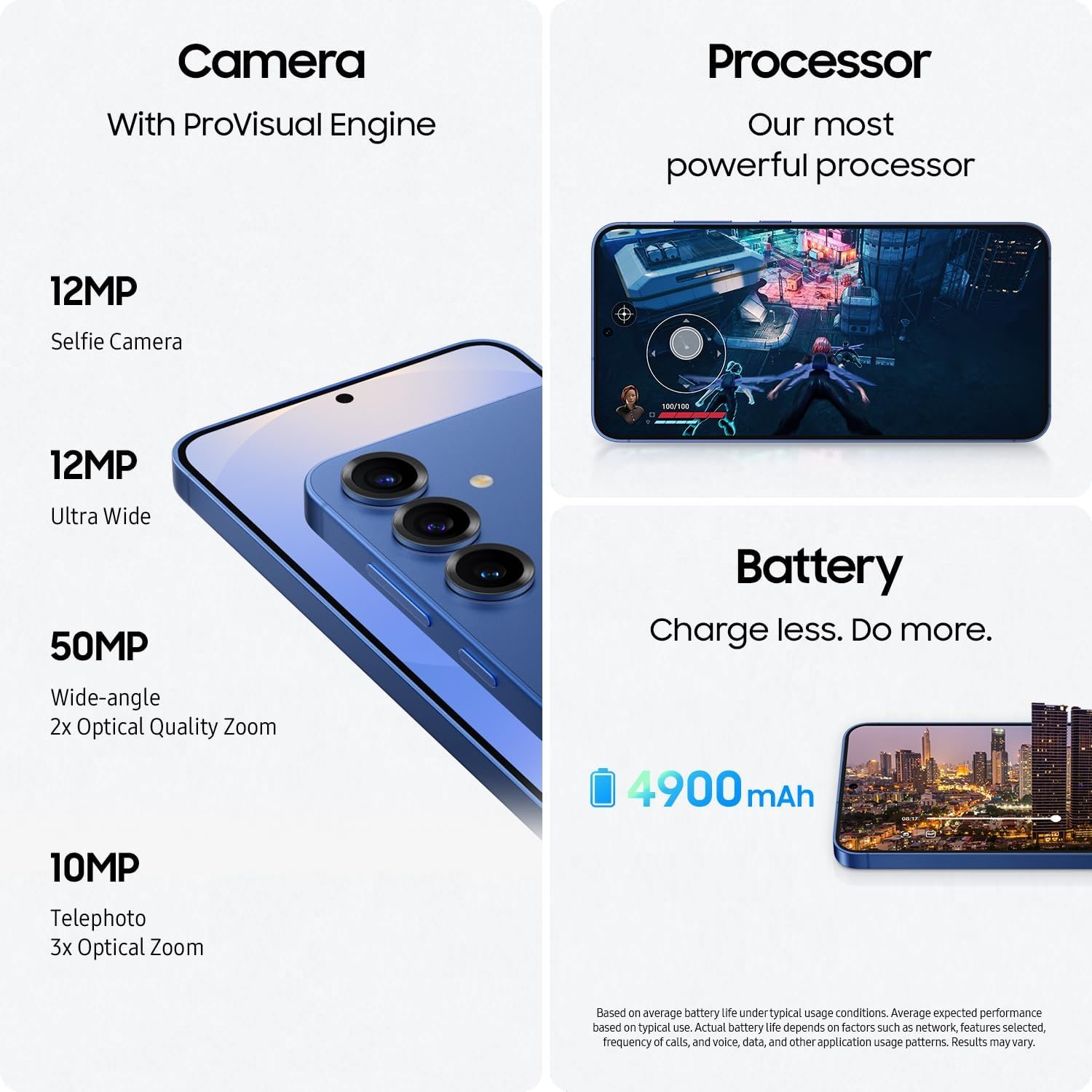 Samsung Galaxy S25+ 256GB 5G Unlocked Smartphone (2025) – AI Night Mode, Snapdragon 8 Elite, Navy, US Warranty - Image 4