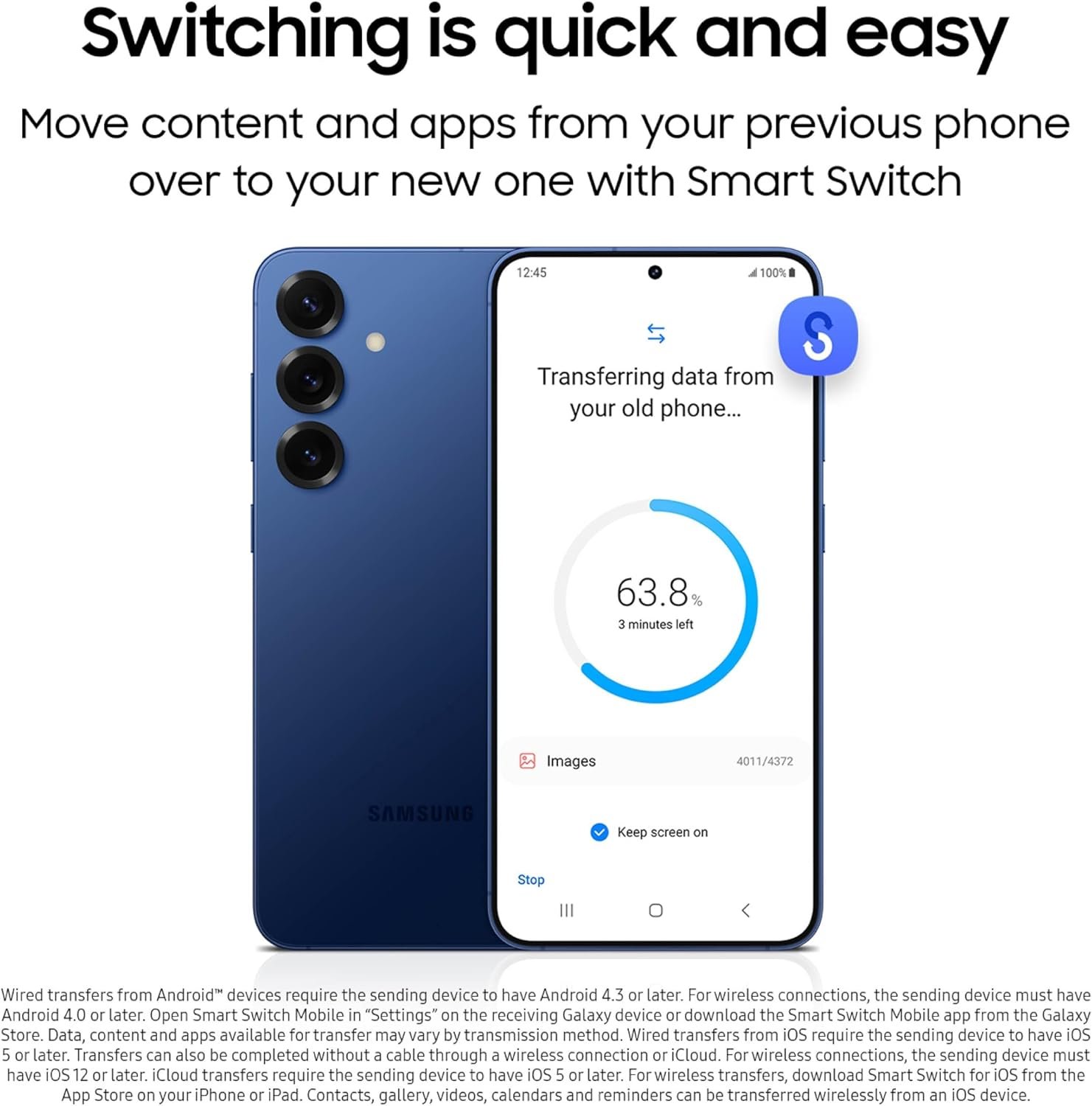 Samsung Galaxy S25+ 256GB 5G Unlocked Smartphone (2025) – AI Night Mode, Snapdragon 8 Elite, Navy, US Warranty - Image 6