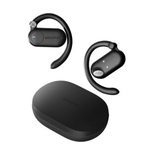 WAVEFUN Sense Open-Ear Wireless Headphones with Bluetooth 5.3, 14.2mm Drivers & AI ENC