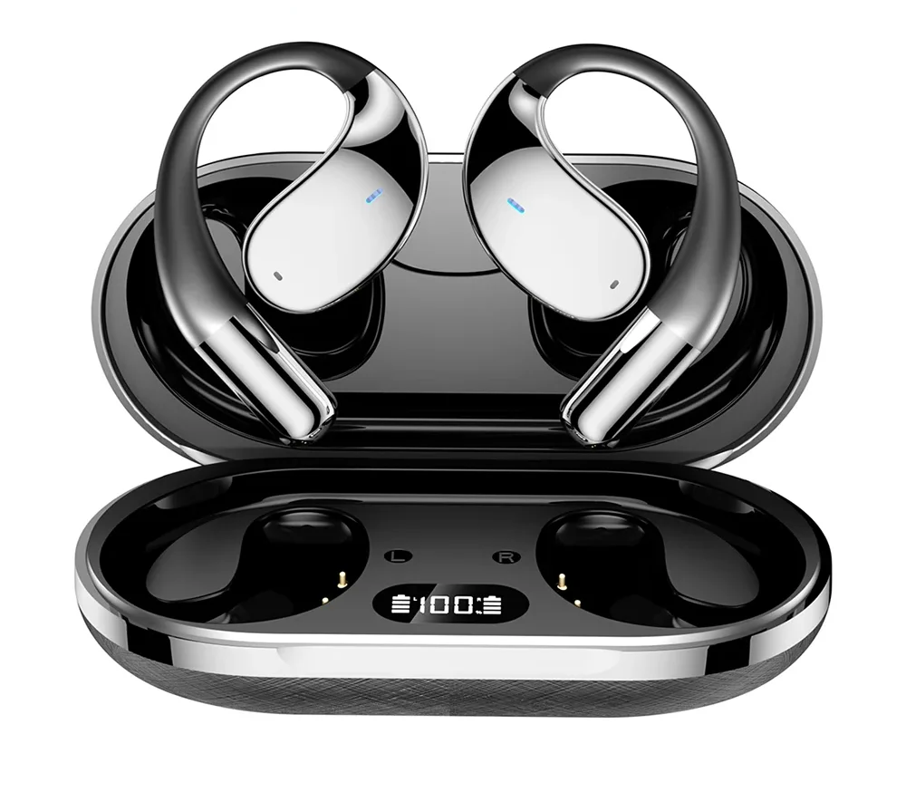 MPOW YYK-Q39 Wireless OWS Open-Ear Earbuds – Bluetooth 5.4, HiFi Heavy Bass, 8-Hour Playtime & Sports Design