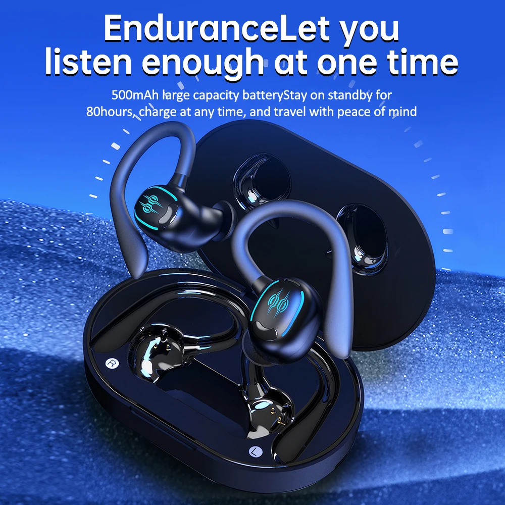 MPOW YYK-635 Wireless Sports Earphones – Bluetooth 5.3, IPX7 Waterproof, Noise-Cancelling Mic & 50-Hour Playback - Image 5