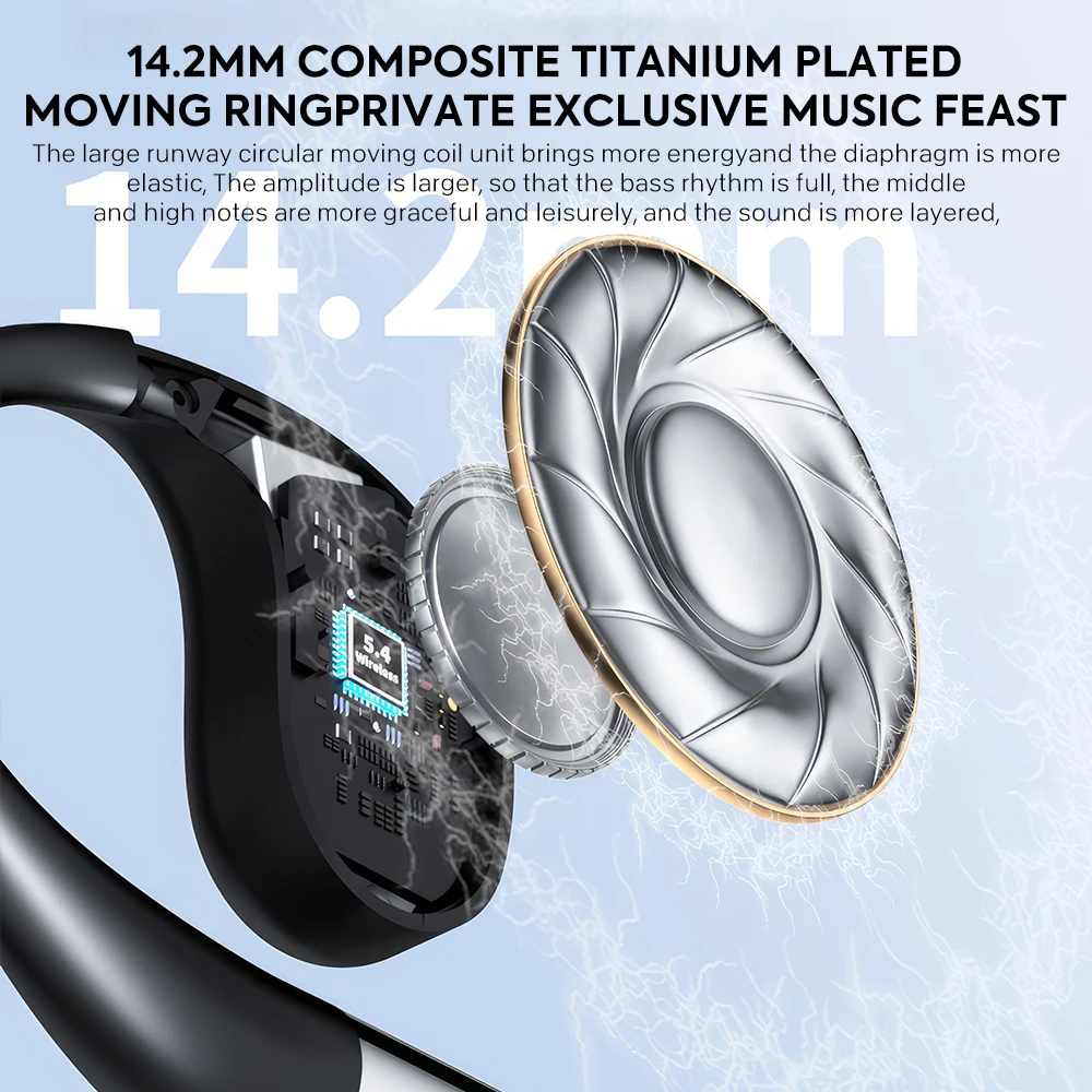 MPOW YYK-Q39 Wireless OWS Open-Ear Earbuds – Bluetooth 5.4, HiFi Heavy Bass, 8-Hour Playtime & Sports Design - Image 6