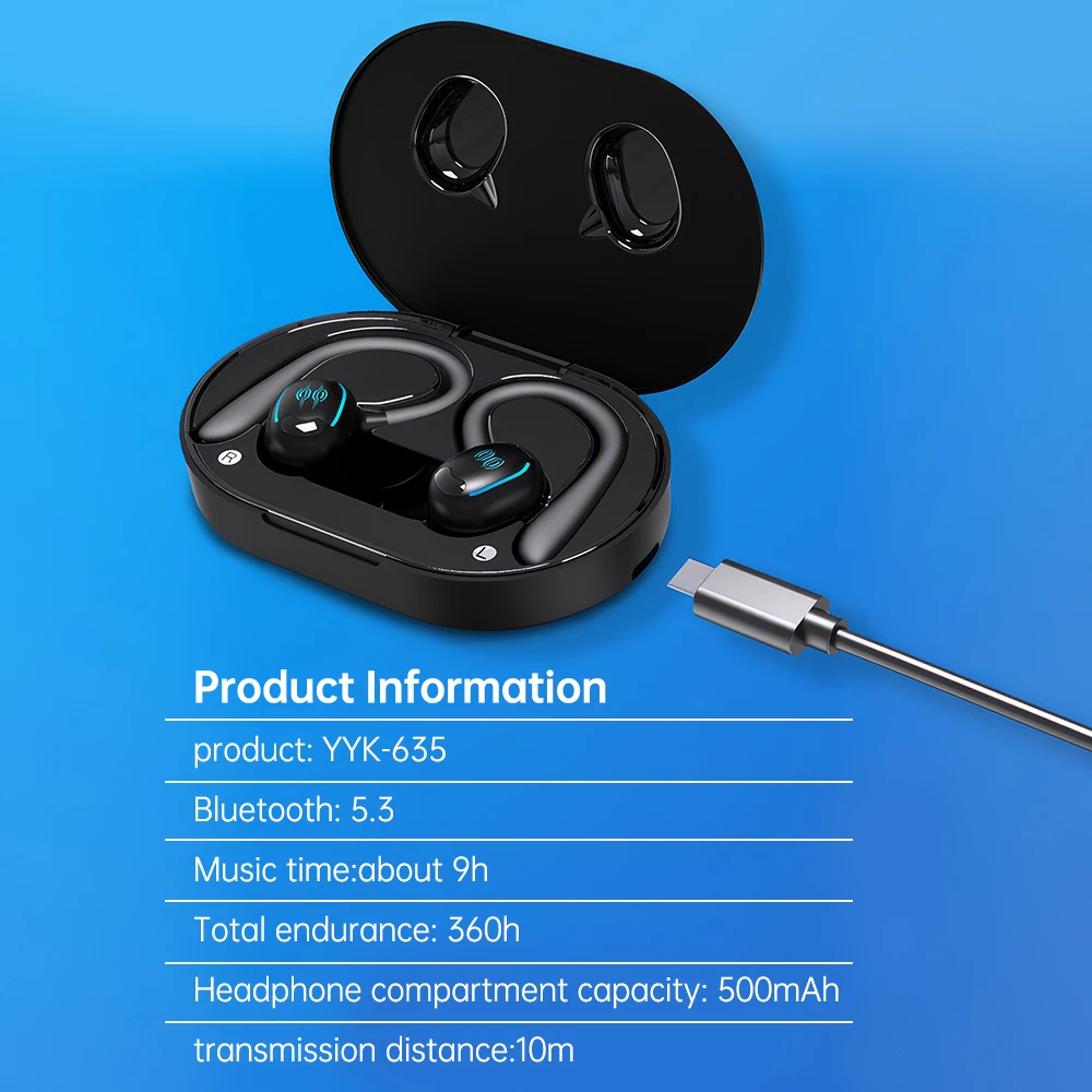 MPOW YYK-635 Wireless Sports Earphones – Bluetooth 5.3, IPX7 Waterproof, Noise-Cancelling Mic & 50-Hour Playback - Image 11