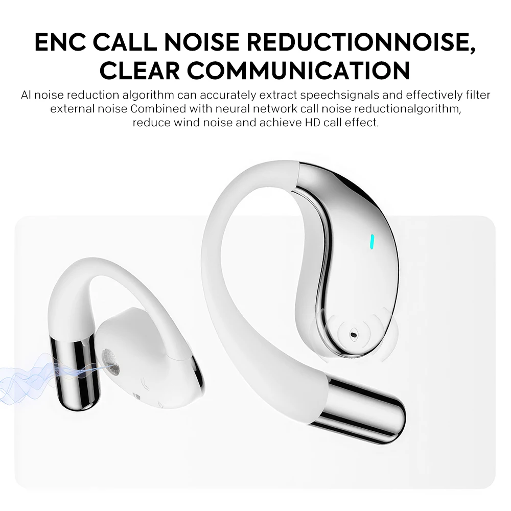 MPOW YYK-Q39 Wireless OWS Open-Ear Earbuds – Bluetooth 5.4, HiFi Heavy Bass, 8-Hour Playtime & Sports Design - Image 14